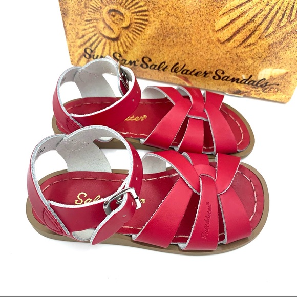 Sun San Salt Water Red Sandal - Picture 2 of 7